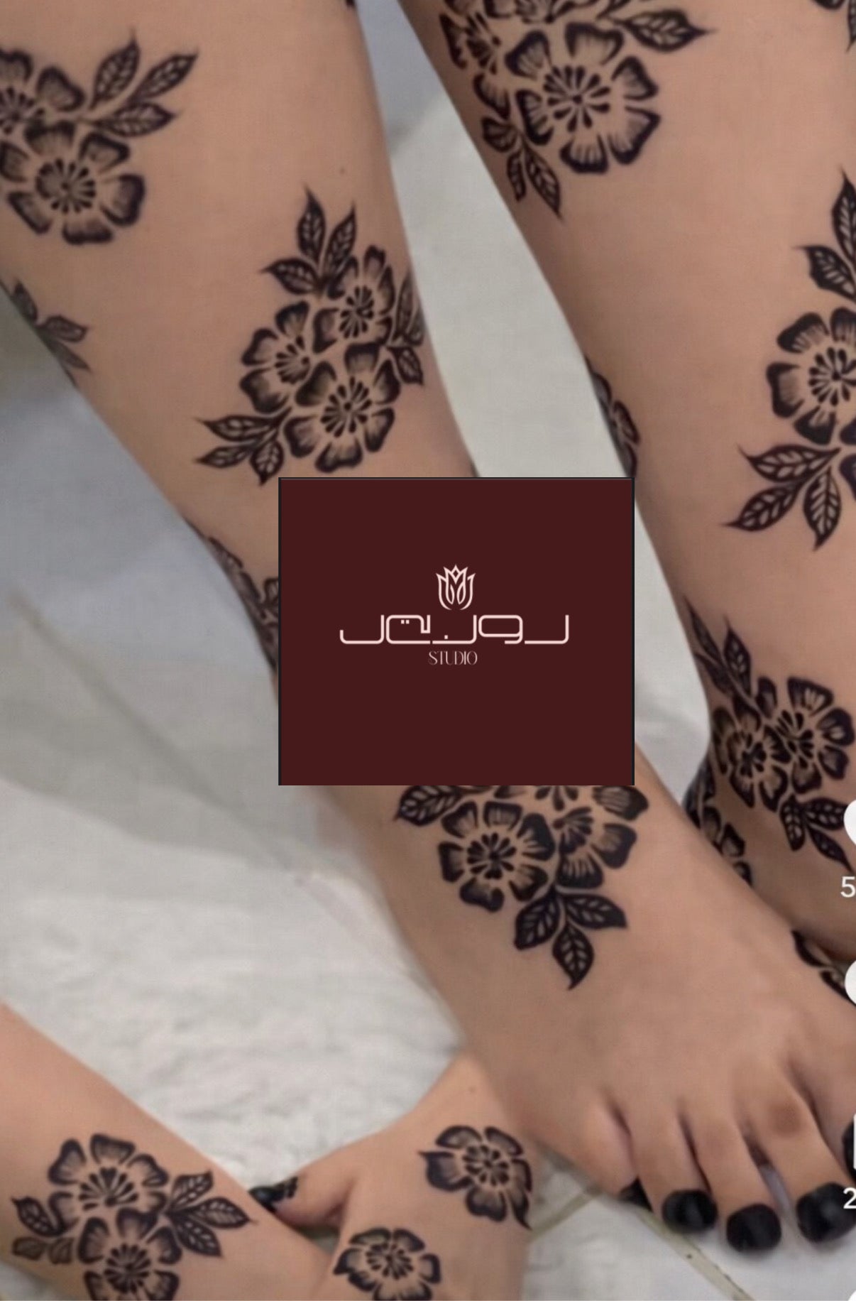 Bride's henna design حنة عروس