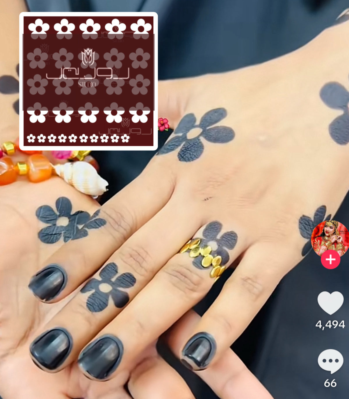 Henna stencil