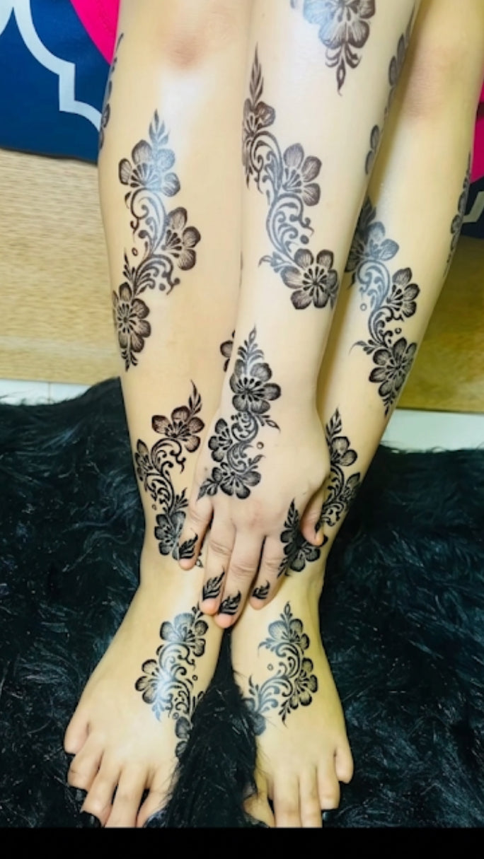 Bride's henna design حنة عروس
